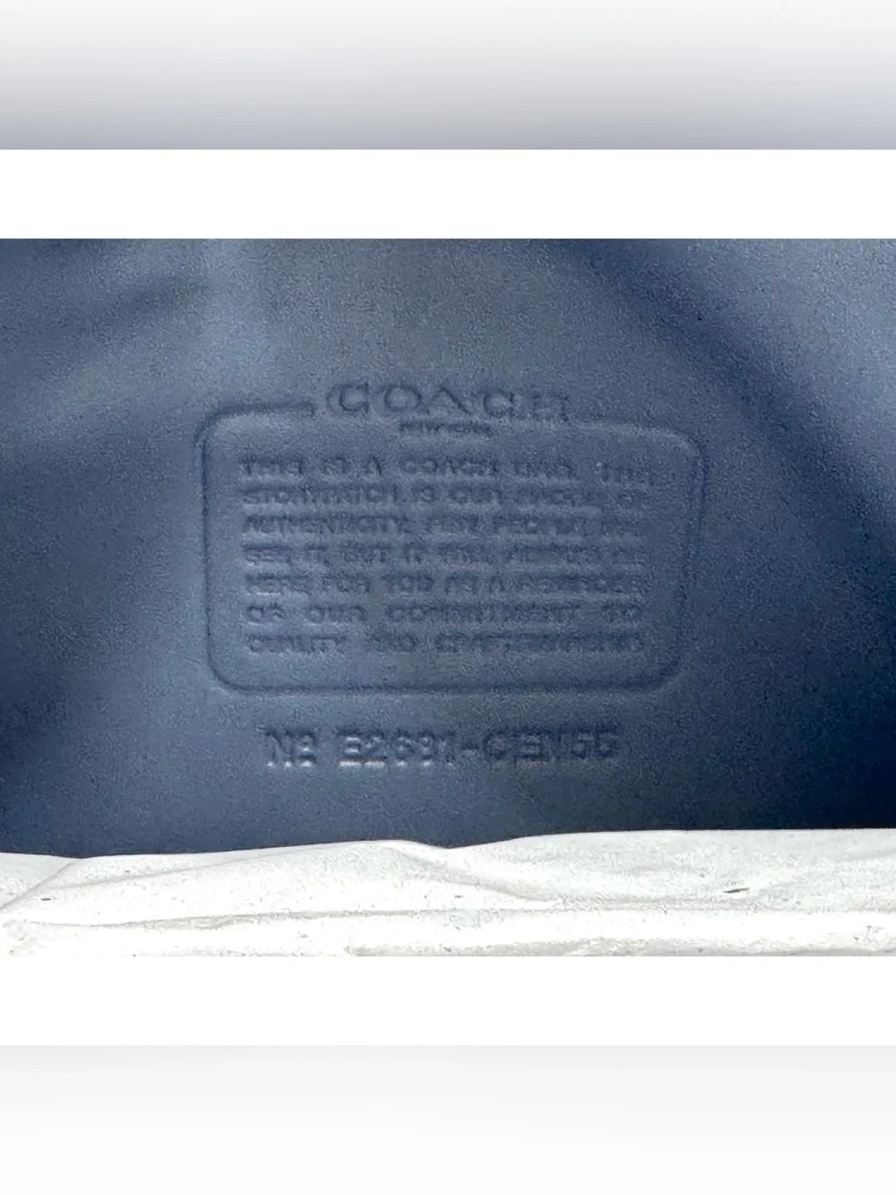 COACH Tabby 36 Crystal Signature Jacquard Denim Shoulder Bag